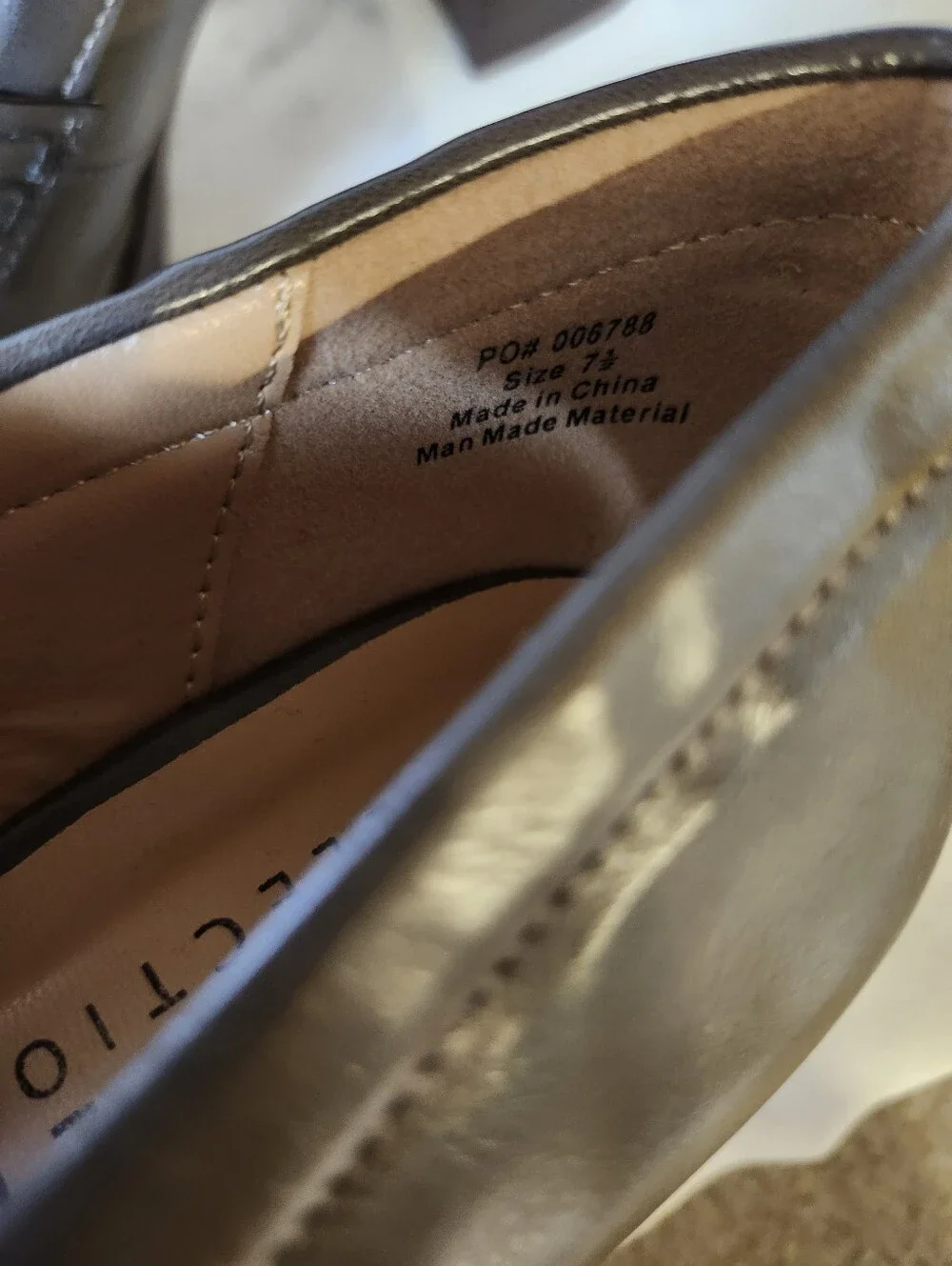 Journee Collection Gray Block Heel Loafers (New) Women's Size 7.5